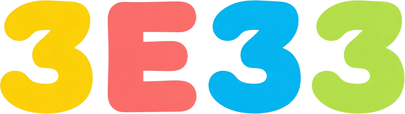 3E33 logo